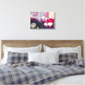 onschuldige kussen canvas afdruk (Insitu (Slaapkamer))