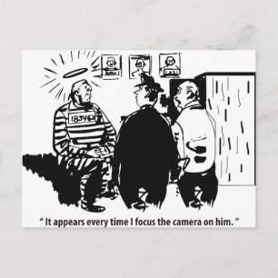 Onschuldige Veroordeelde, Camerafocus, Grappige Vi Briefkaart