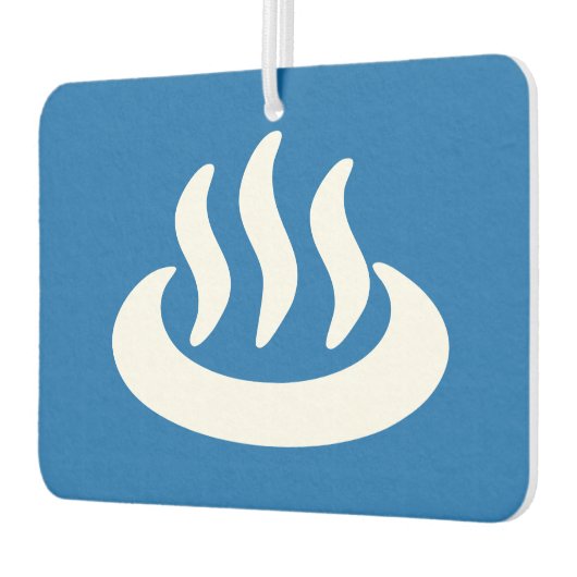 Onsen ♨ Hot Spring 温 泉 Japans teken Luchtverfrisser (Links)