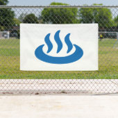 Onsen ♨ Hot Spring 温 泉 Japans teken Spandoek (Insitu)