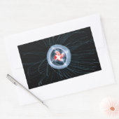 Onsterfelijke kwallen rechthoek Stickers (Envelop)