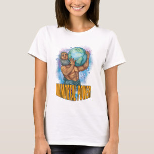 Onsterfelijke Macht Vrouwen Wit T-shirt