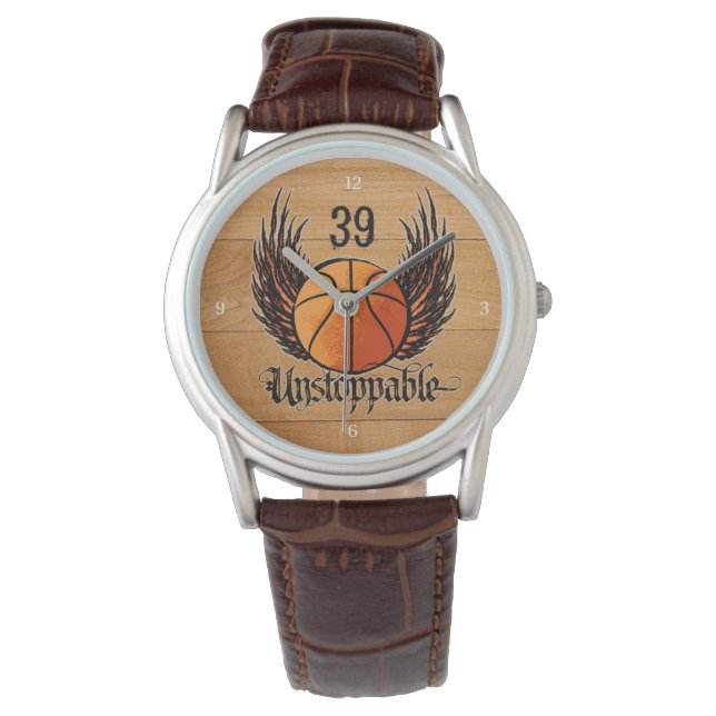 Onstopbaar (Basketball) Horloge (Voorkant)