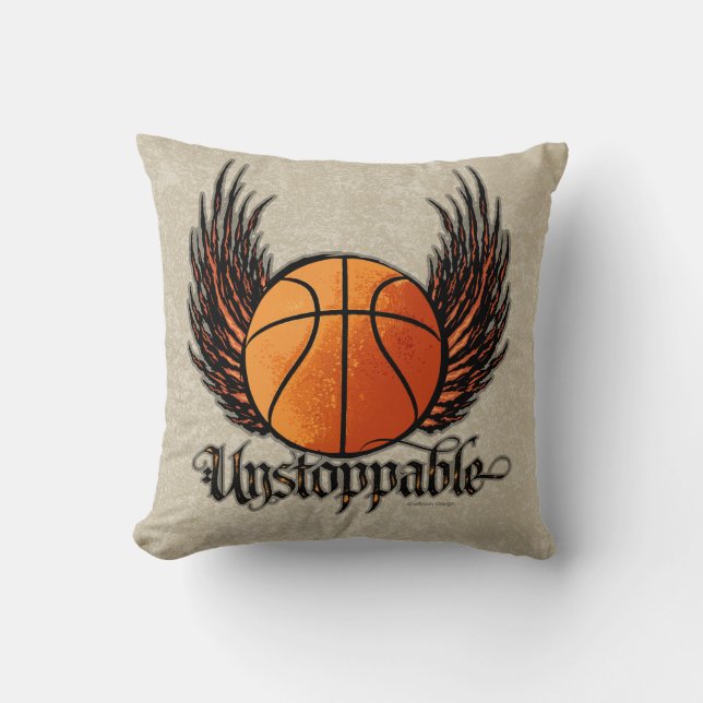 Onstopbaar (Basketball) Kussen (Voorkant)