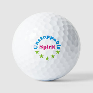 onstuitbare geest golfballen