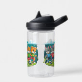 Onstuitbare harige vrienden waterfles (Links)