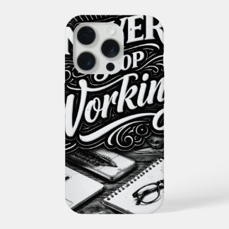 Onstuitbare Hustle iPhone 15 Pro Hoesje