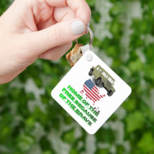 Onstuitbare veteranen sleutelhanger