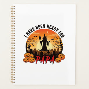 Ont été prêts Papa Halloween Sorcière Citrouilles 