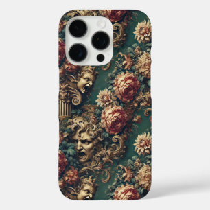 Ontaarde Decadentie – Gotische Victoriaanse Bloems iPhone 16 Pro Hoesje