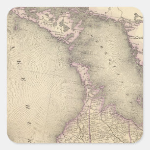 Ontario 3 vierkante sticker