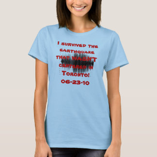 Ontario aardbevingen t-shirt