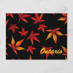 Ontario Autumn Leaves Briefkaart