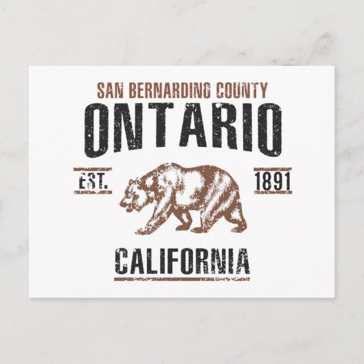 Ontario Briefkaart (Voorkant)