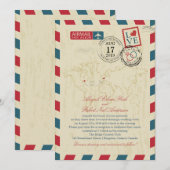 Ontario Canada & België luchtpost bruiloft Kaart (Voorkant / Achterkant)