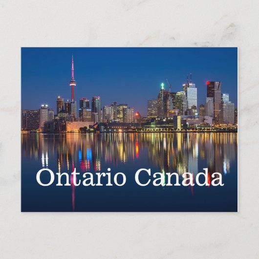 Ontario Canada Briefkaart (Voorkant)