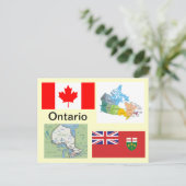 Ontario Canada Briefkaart (Staand voorkant)