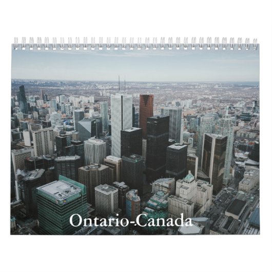 Ontario-Canada kalender (Hoes)