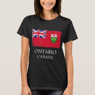 Ontario Canada Vlag Provincie  Canadese Dag. T-shirt