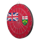 Ontario Flag Dartbord (Voorkant Rechts)