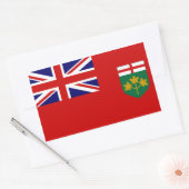 Ontario Flag Rechthoekige Sticker (Envelop)