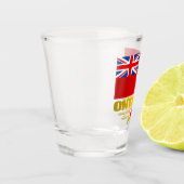 Ontario Flag Shot Glas (Links)