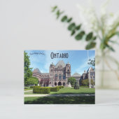 Ontario Legislative Building Ontario Canada Briefkaart (Staand voorkant)