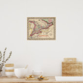 Ontario Map door Mitchell Poster (Keuken)