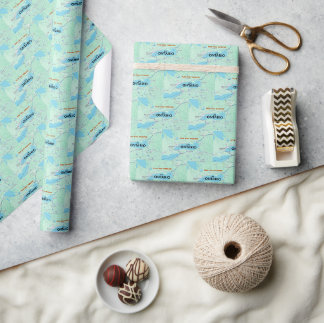 Ontario-meer cadeaupapier