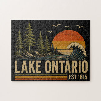 Ontario Meer Vintage Grote Meren Meer Leven Legpuzzel