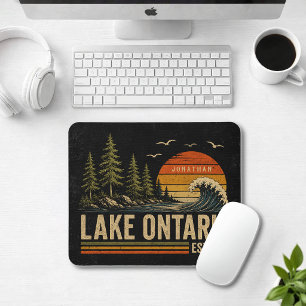 Ontario Meer Vintage Grote Meren Meer Leven Muismat