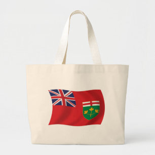 Ontario Vlag Boodschappentas Grote Tote Bag