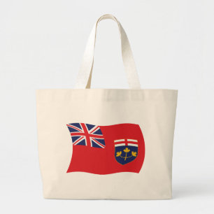 Ontario Vlag Boodschappentas Grote Tote Bag