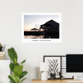 Ontariomeer, Kingston. Landschapsfotografie. Poster (Thuiskantoor)