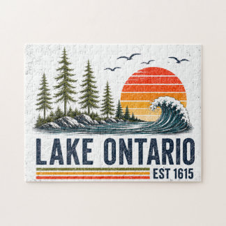 Ontariomeer Vintage Grote Meren Meer Leven Legpuzzel