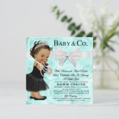 Ontbijt Baby shower Kaart (Staand voorkant)