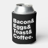 Ontbijt (Bacon & Eggs & Toast & Coffee) Can Coo Blikjeskoeler (Blikje Voorkant)