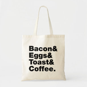Ontbijt (Bacon & Eggs & Toast & Coffee) Tote Bag