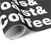 Ontbijt (Bacon & Eggs & Toast & Coffee) Wrappin Cadeaupapier (Rol Hoek)