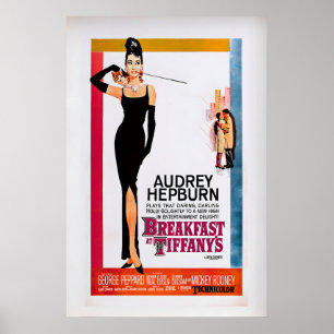 Ontbijt bij Tiffany's Film Poster Gerestaureerd