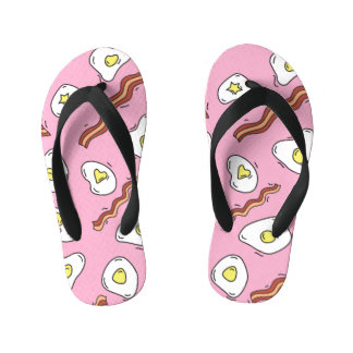 Ontbijt Bonanza: Cartoon Delights Kinder Teenslippers