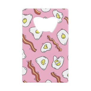 Ontbijt Bonanza: Cartoon Delights Kredietkaart Flessenopener