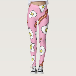 Ontbijt Bonanza: Cartoon Delights Leggings