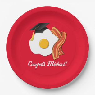 Ontbijt Brunch Afstudeerfeest Papieren Bordje