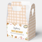 Ontbijt Brunch eerste verjaardag gunstbox Bedankdoosjes (Geopend)