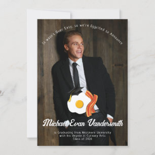 Ontbijt Brunch Graduation Party Aankondiging