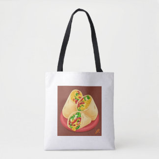 "Ontbijt Burrito Design Bag - Leuk, uniek & Perf Draagtas