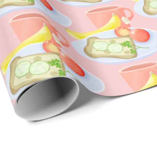 Ontbijt Cadeaupapier (Rol Hoek)