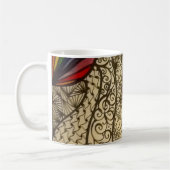 Ontbijt... Dang.  Mok regenboogkoffie (Links)