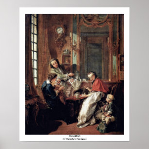 Ontbijt door Boucher François Poster